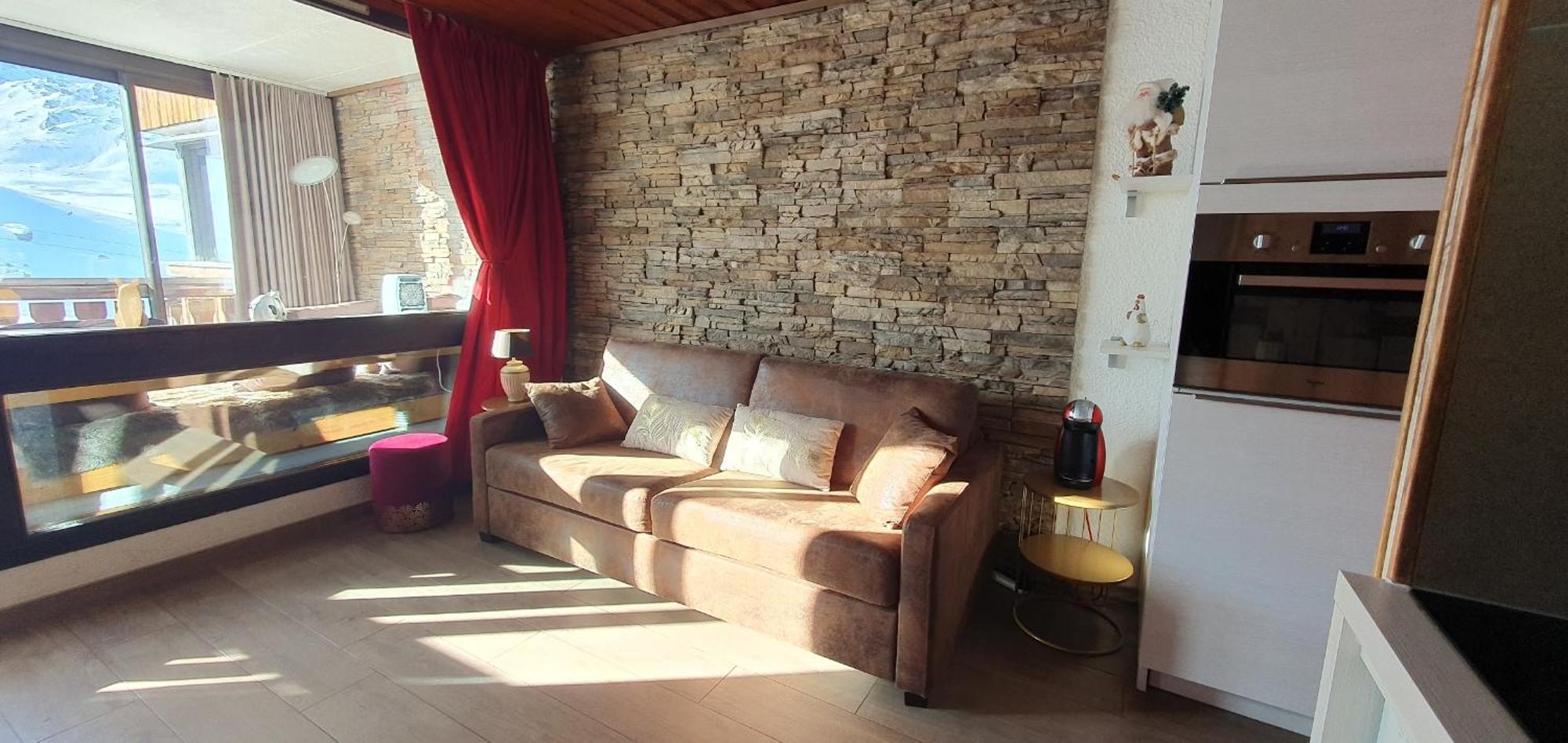 Le Serac W6 Appartement Avec Veranda En Angle Vue Panoramique Gerer Par Particulier Sur Place Val Thorens Bagian luar foto